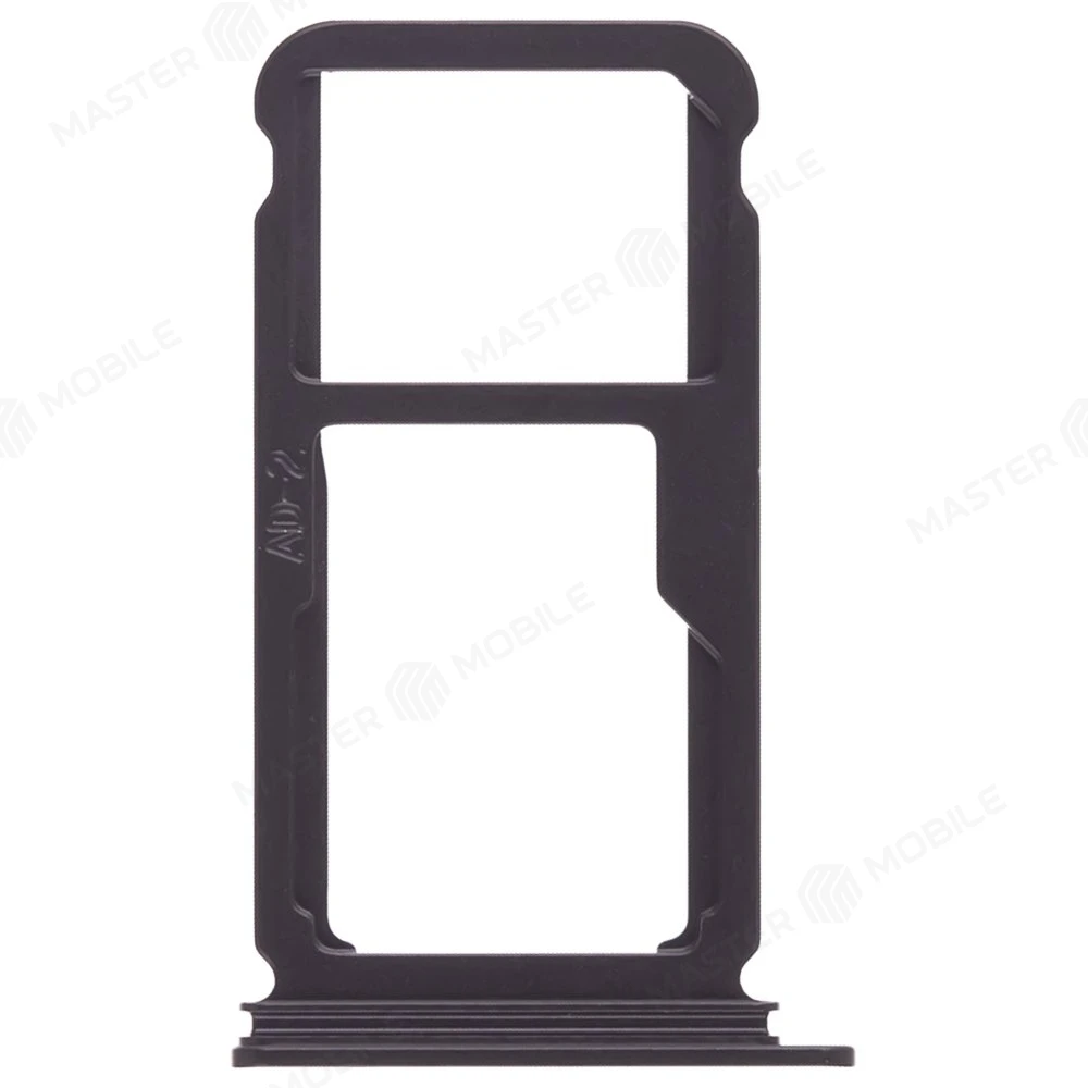 Держатель сим-карты для Huawei P10 (VTR-L09/VTR-L29) (черный) фото №1