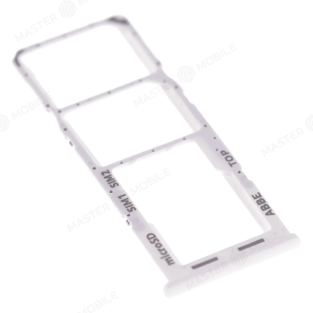 Держатель сим-карты для Samsung A225 Galaxy A22 / Realme C11 (RMX2185) (белый) фото №3