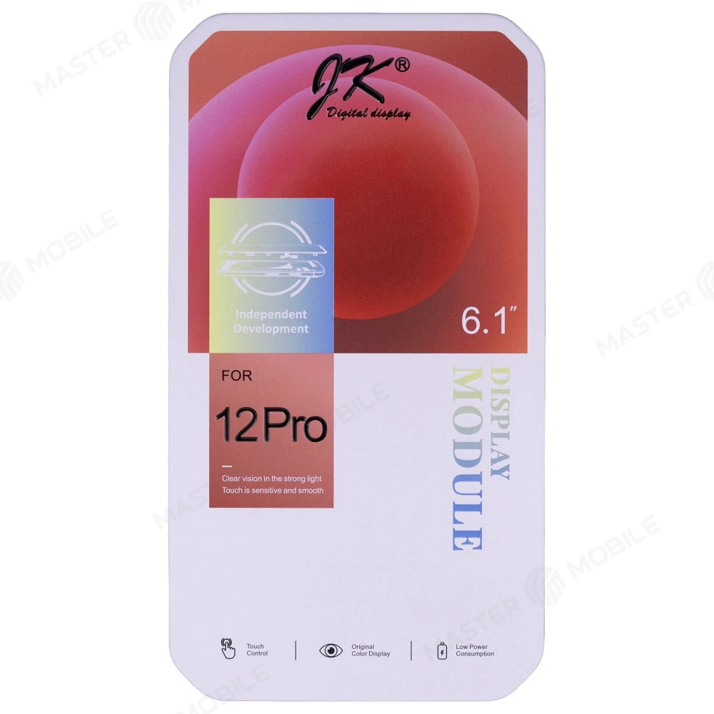 Дисплей для Apple iPhone 12 / iPhone 12 Pro + тачскрин (черный) (JK) (In-Cell) (площадка под IC) фото №5