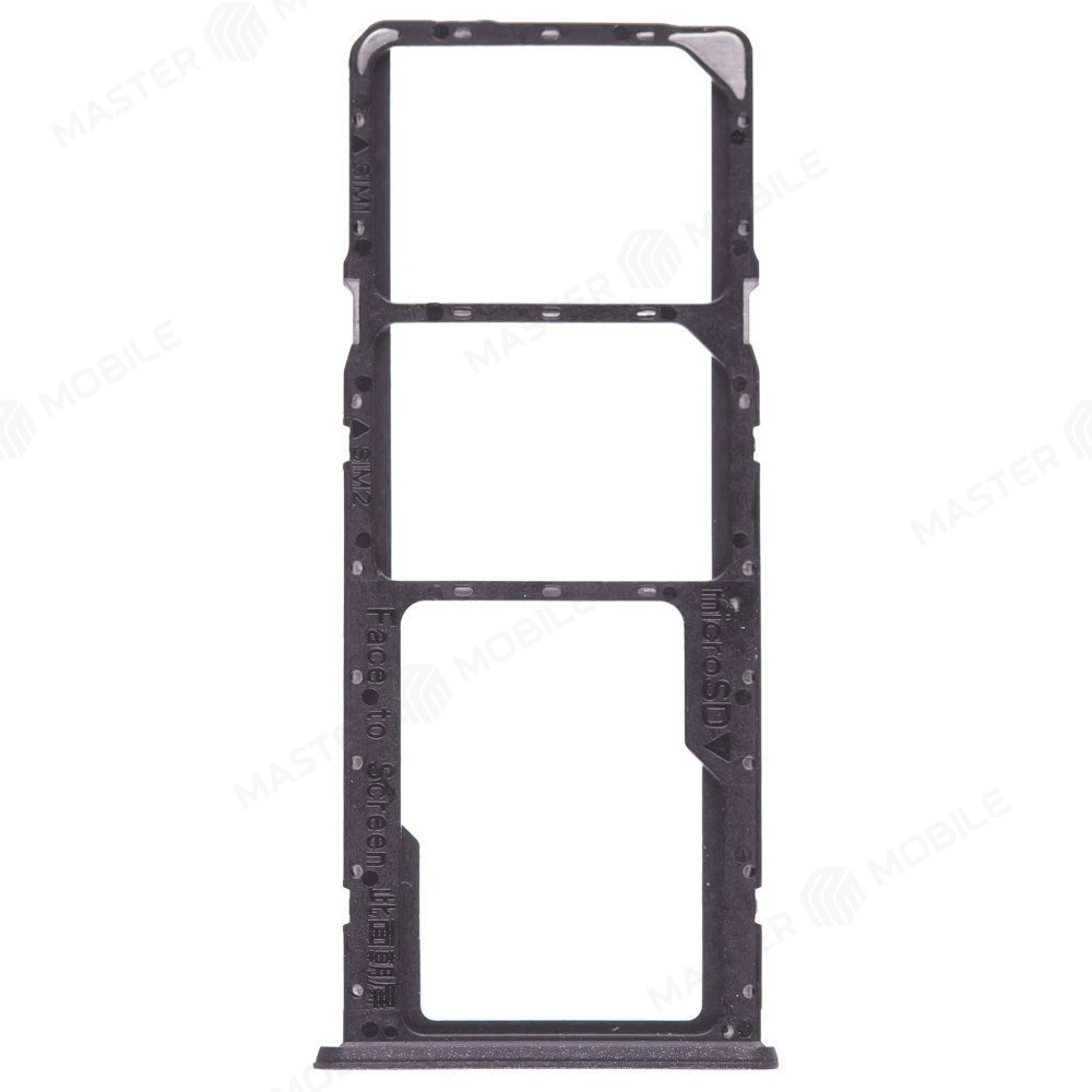 Держатель сим-карты для Realme Note 60 (RMX3933) (черный) фото №1