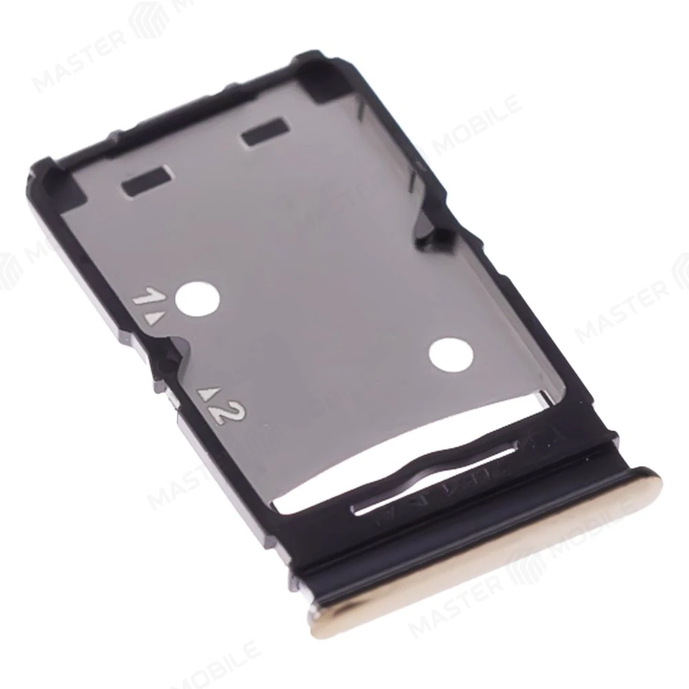 Держатель сим-карты для Infinix Zero 20 (X6821) (золотистый) фото №3