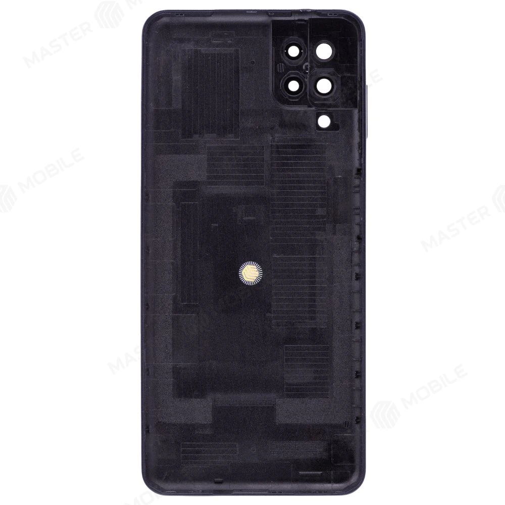 Задняя крышка для Samsung M127 Galaxy M12 (черный) (в сборе со стеклом камеры) фото №2