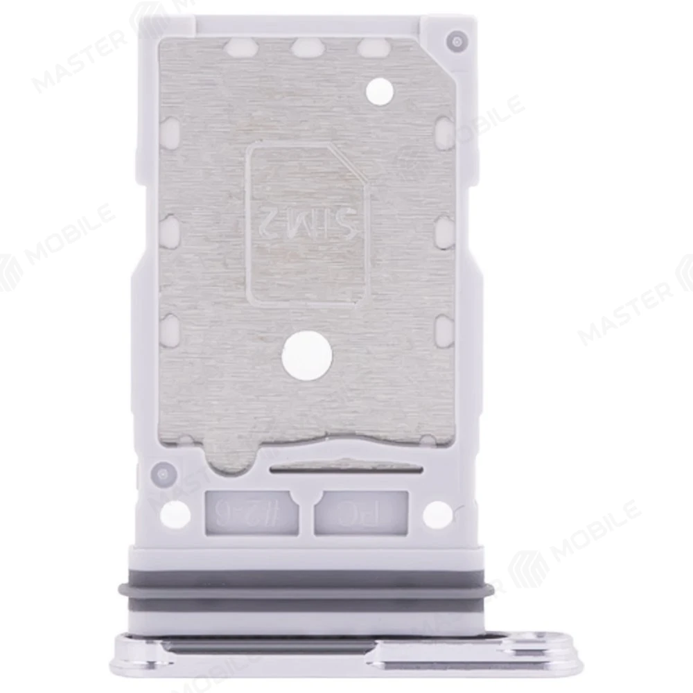 Держатель сим-карты для Samsung S926 Galaxy S24+ (серый) фото №2