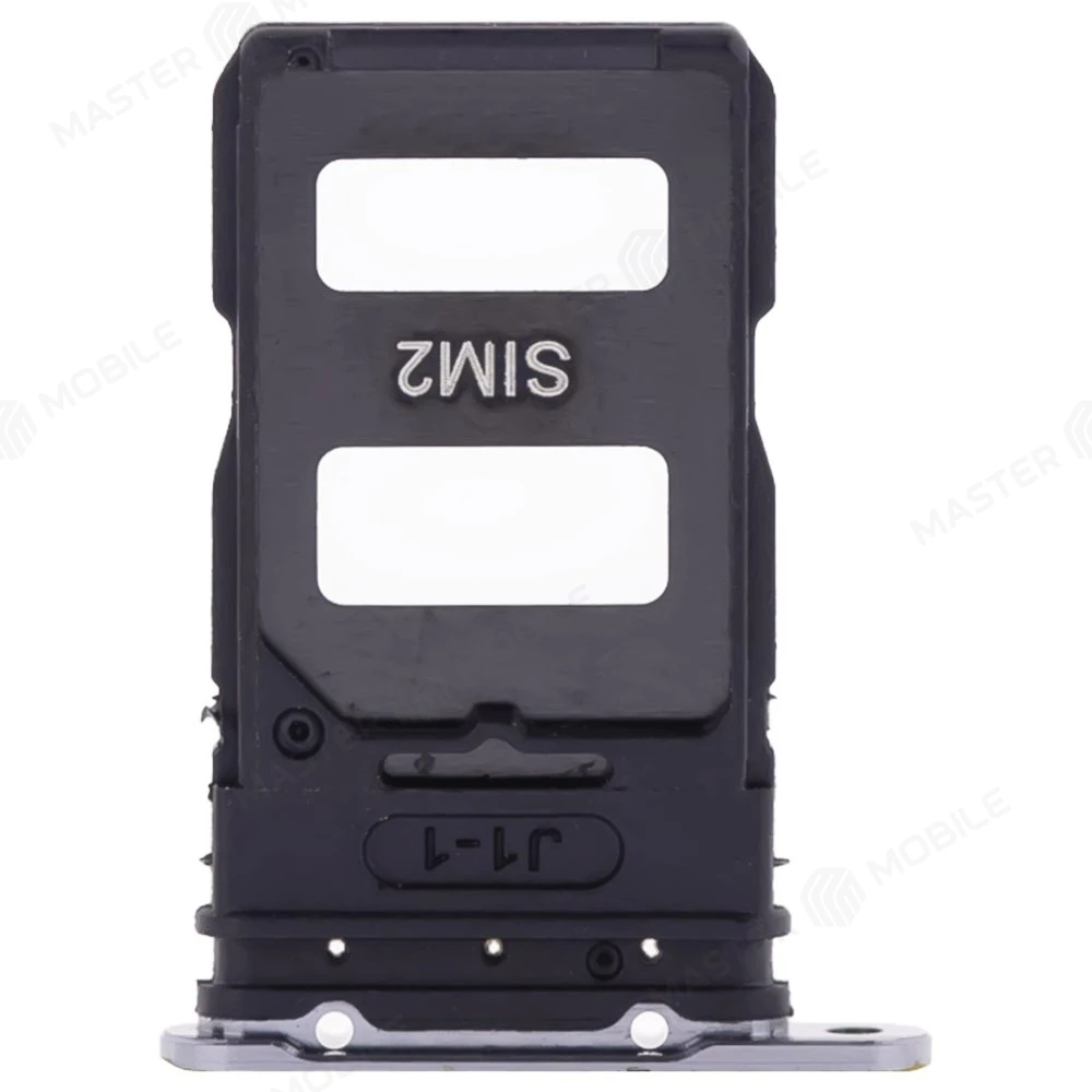 Держатель сим-карты для Xiaomi Mi 11 Ultra (M2102K1G) (черный) фото №2