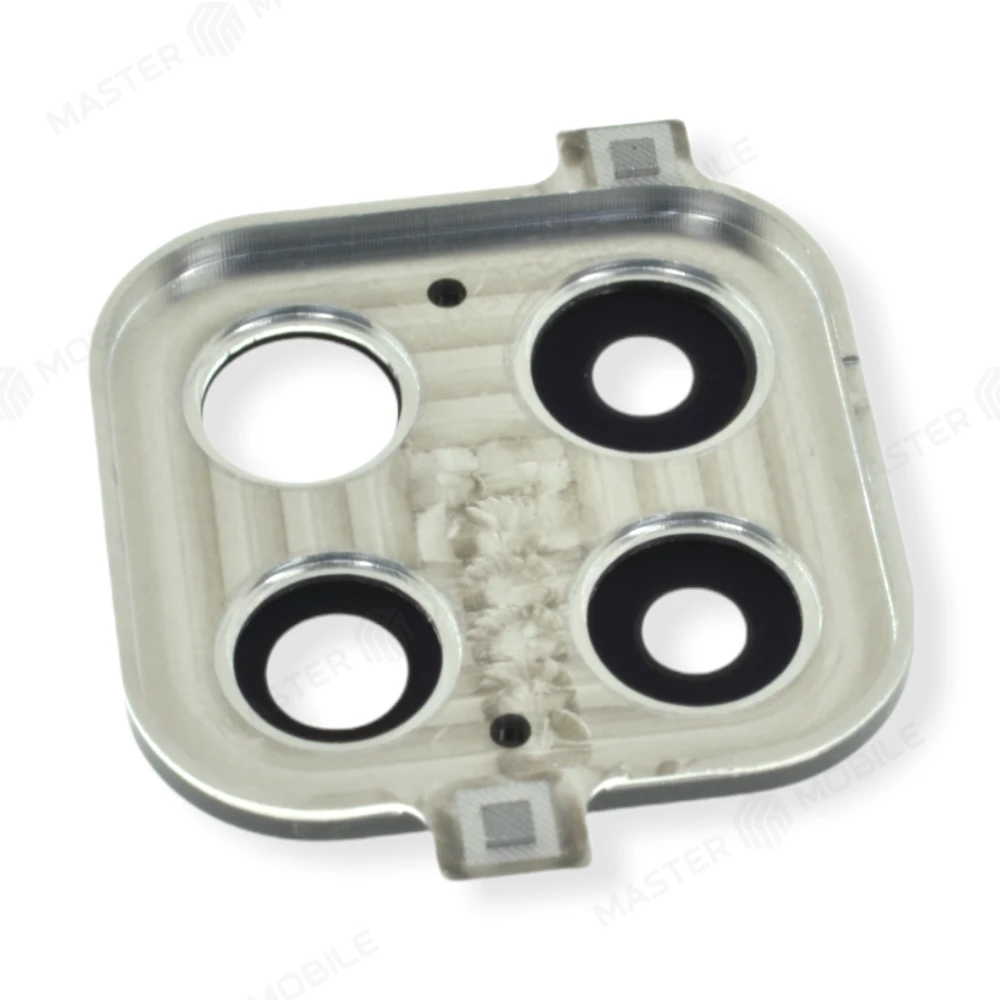 Стекло задней камеры для Huawei P40 Lite (JNY-LX1) (черный) (в рамке) фото №2