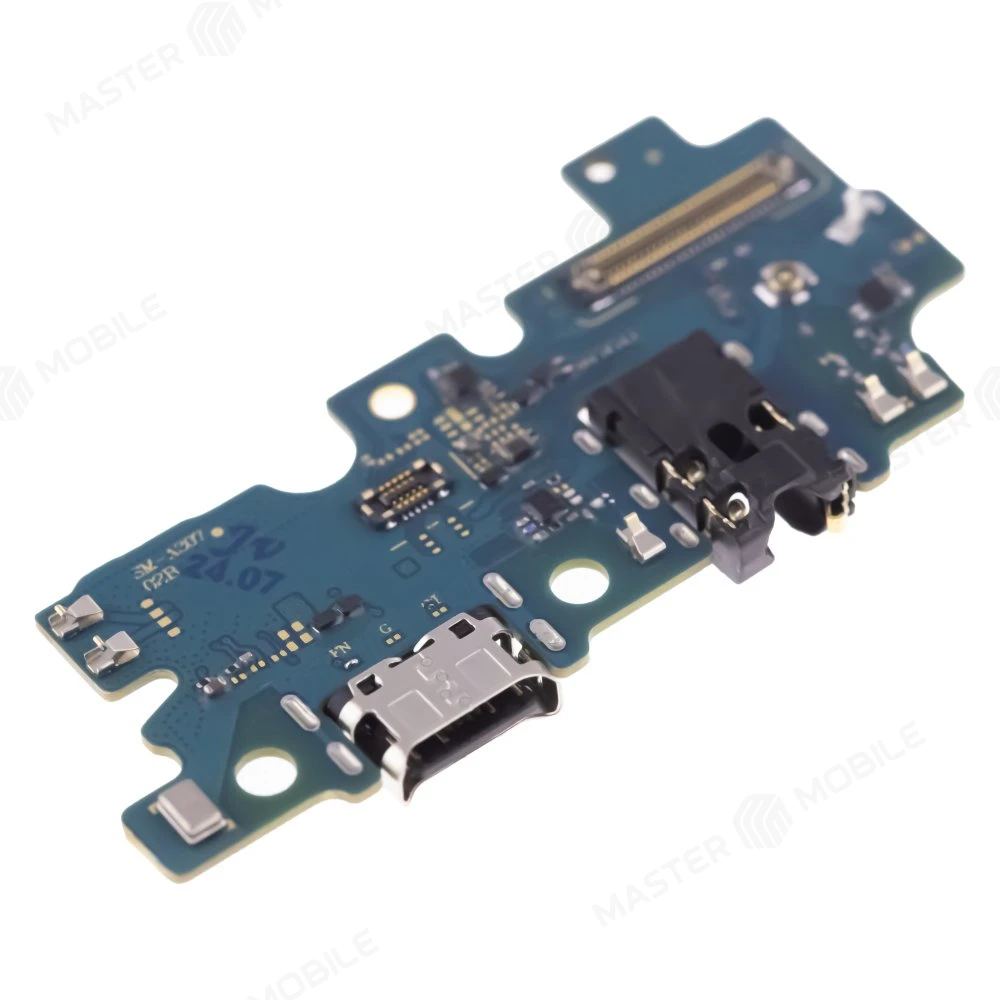 Нижняя плата для Samsung A307 Galaxy A30s с комп. + разъем зарядки + разъем гарнитуры + микрофон (ORIG100) фото №3