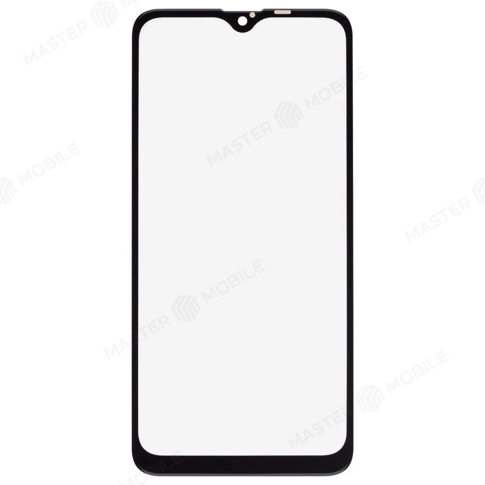 Стекло модуля для Samsung A107 Galaxy A10s + OCA (черный)  фото №1