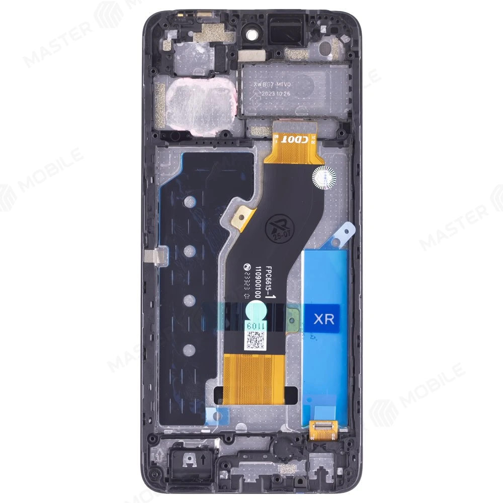 Дисплей для Tecno Spark 20C (BG7n) + тачскрин (черный) (в рамке) (ORIG) фото №2