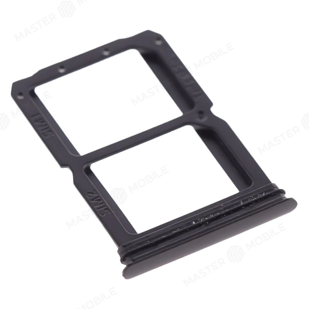 Держатель сим-карты для OnePlus 6T Dual Sim (черный) фото №3