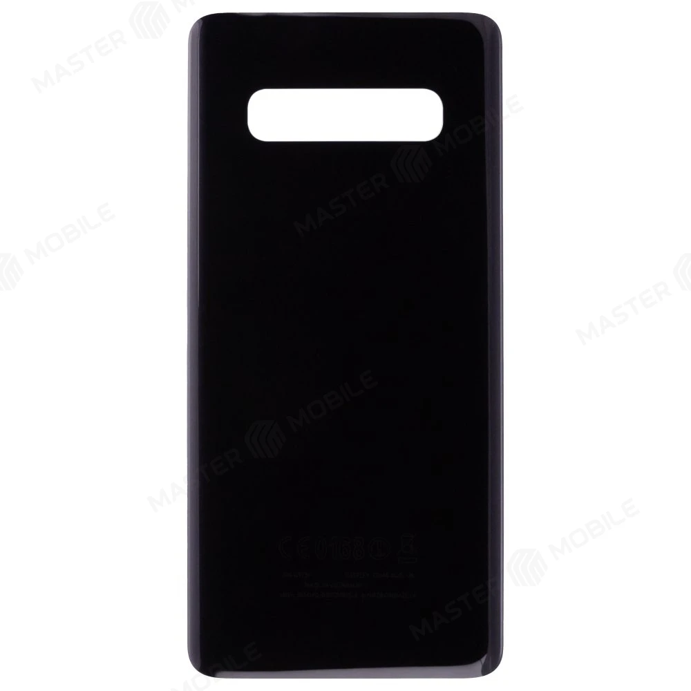 Задняя крышка для Samsung G975 Galaxy S10+ (черный) фото №1