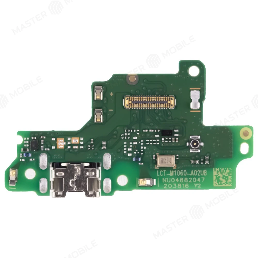 Нижняя плата для Huawei Honor 8S (KSA-LX9) / Y5 2019 (AMN-LX9) / 8S Prime (KSE-LX9) с комп. + разъем зарядки + микрофон (ORIG100) фото №1