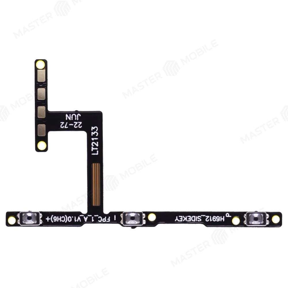 Шлейф для Tecno Camon 18 (CH6N) с комп. (на кнопку включения и кнопки громкости)  фото №1