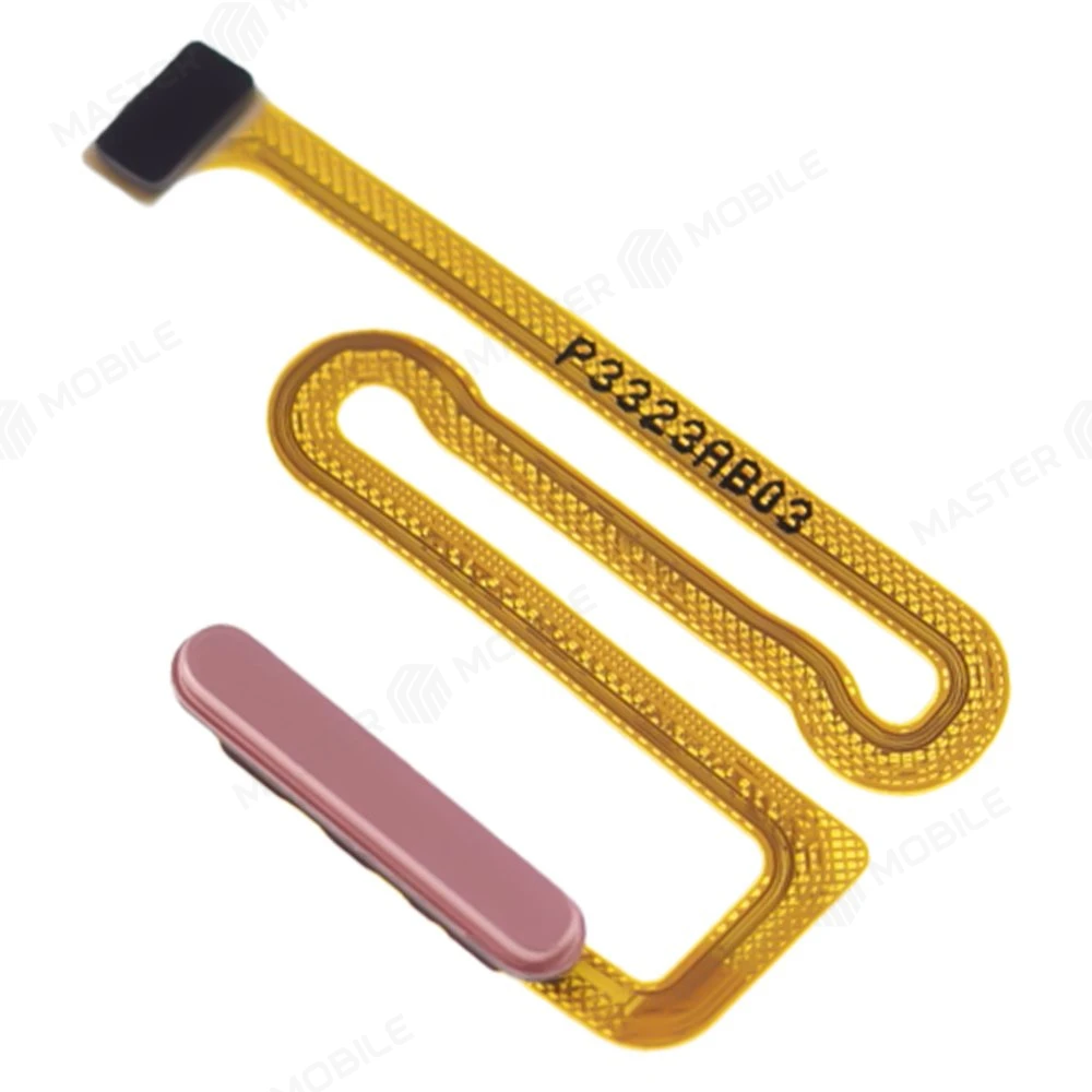 Шлейф для Samsung A047 Galaxy 04s с комп. + сканер отпечатка пальца (кнопка включения) (оранжевый)  фото №3