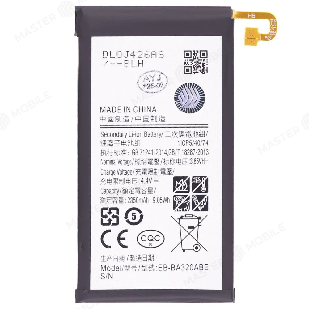 Аккумулятор для Samsung A320 Galaxy A3 (2017) (EB-BA320ABE) (Premium) фото №1