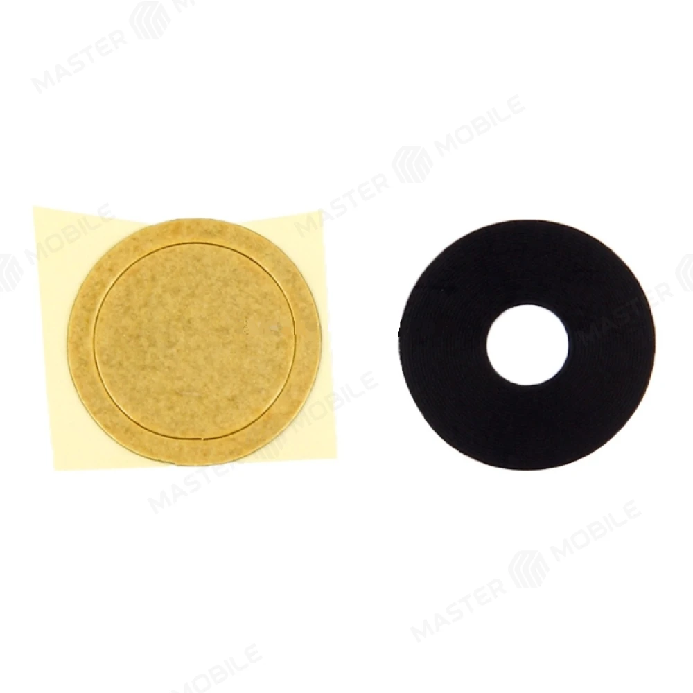 Стекло задней камеры для Huawei Mate 8 (NXT-L29) (черный) (в рамке) 