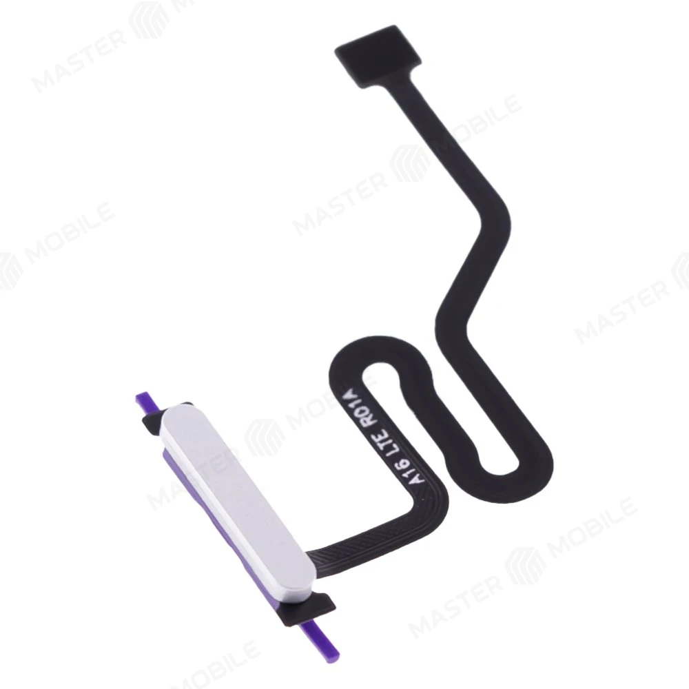 Шлейф для Samsung A165 Galaxy A16 4G с комп. + сканер отпечатка пальца (серебристый) фото №3