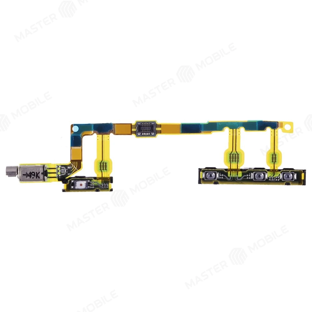 Шлейф для Sony D5803 Xperia Z3 Compact с комп. (на кнопку включения, кнопку камеры и кнопки громкости) + вибро  фото №1