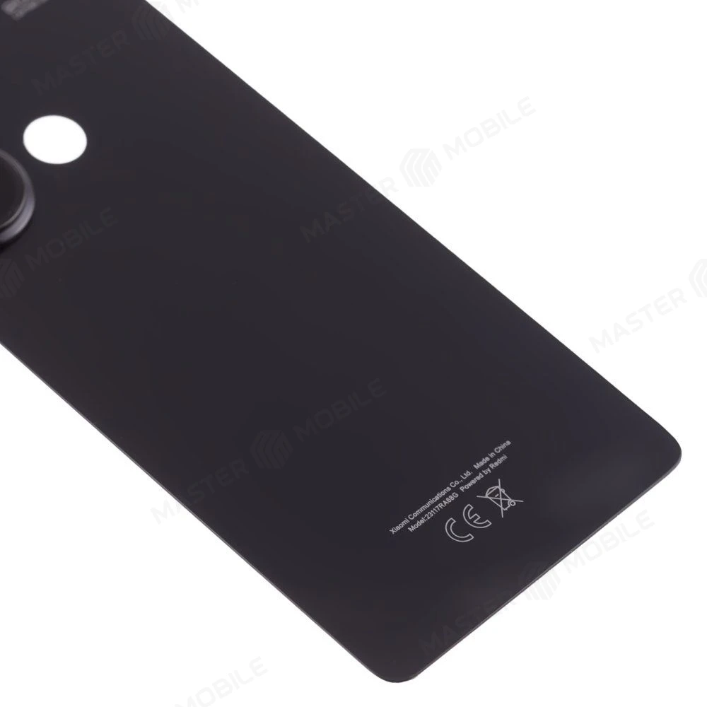 Задняя крышка для Xiaomi Redmi Note 13 Pro 4G (23117RA68G) (черный) (в сборе со стеклом камеры) (ORIG100)  фото №4