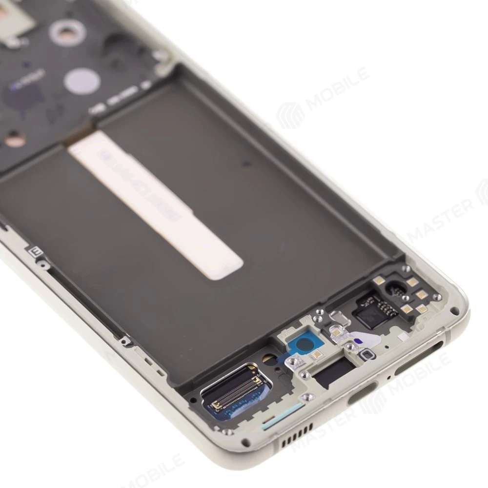 Дисплей для Samsung G990 Galaxy S21 FE + тачскрин (зеленый) (в рамке) (ORIG100) (возможен дефект ЛКП) фото №4