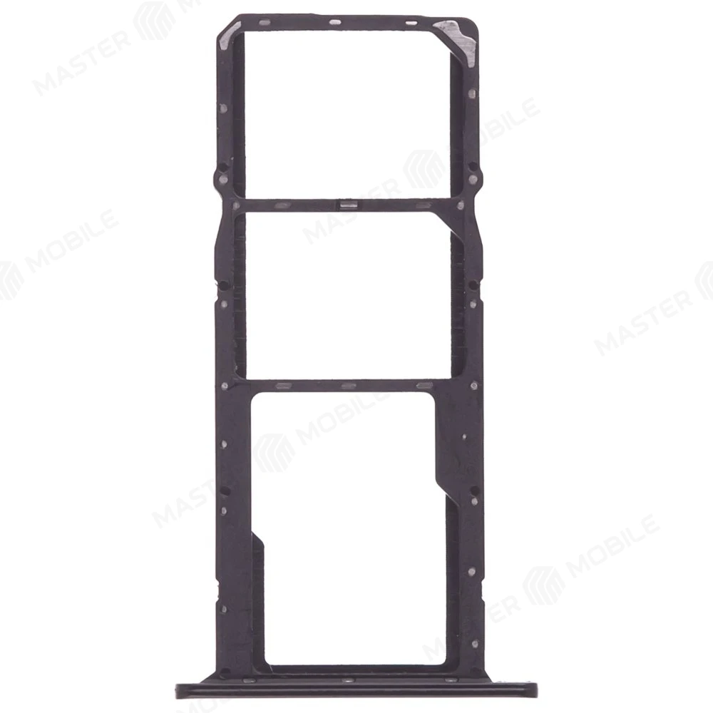 Держатель сим-карты для Huawei Y5p (DRA-LX9) (черный) фото №1