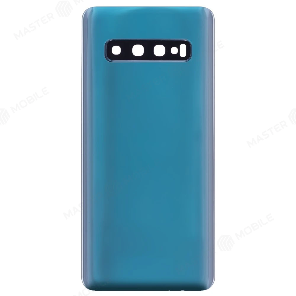 Задняя крышка для Samsung G973 Galaxy S10 (зеленый) (в сборе со стеклом камеры) фото №1