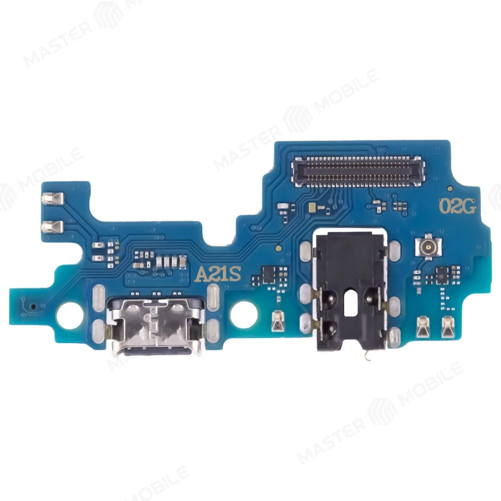 Нижняя плата для Samsung A217 Galaxy A21s с комп. + разъем зарядки + разъем гарнитуры + микрофон  фото №1