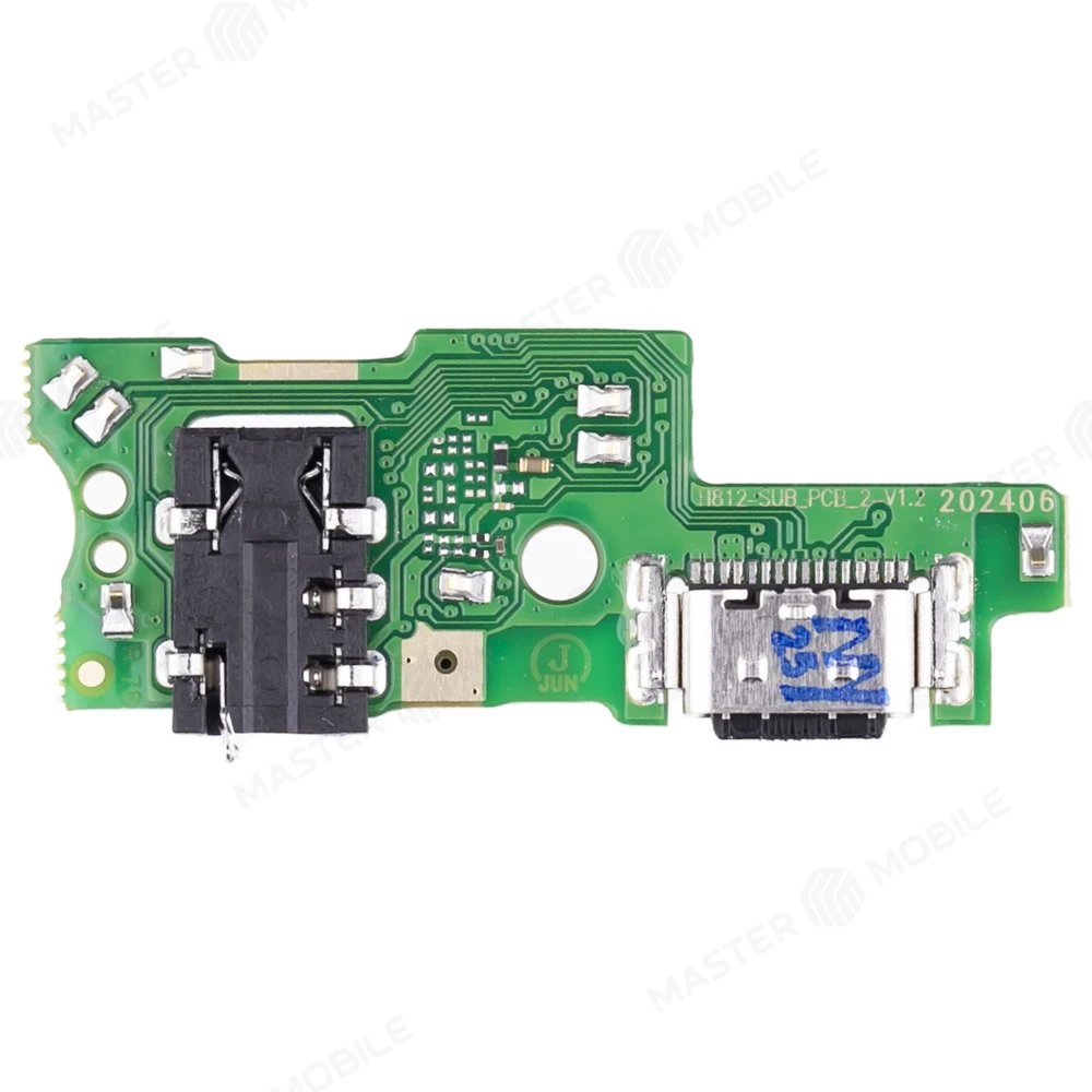 Нижняя плата для Infinix Hot 20S (X6827) с комп. + разъем зарядки + микрофон  фото №2