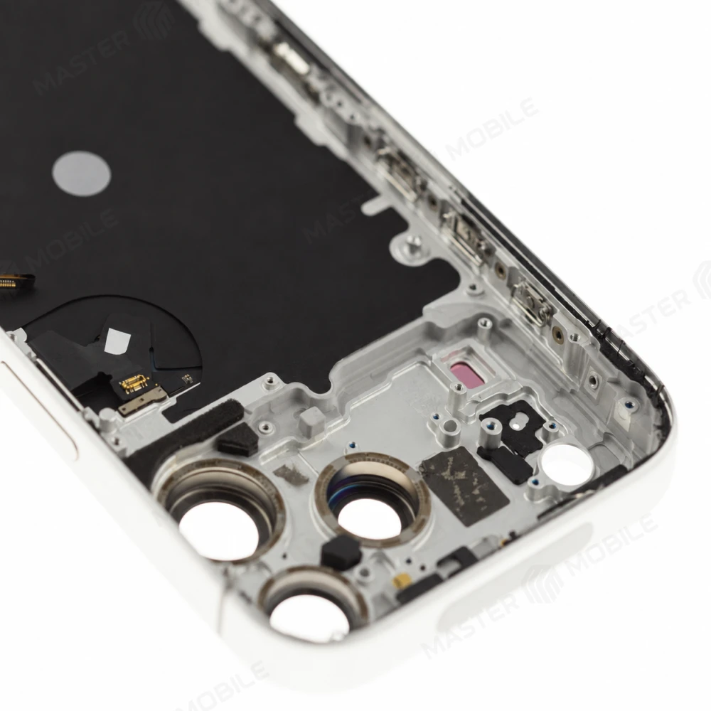 Корпус для Apple iPhone 18 Pro (eSIM) (серебристый) (ORIG100) (Снятый) фото №3