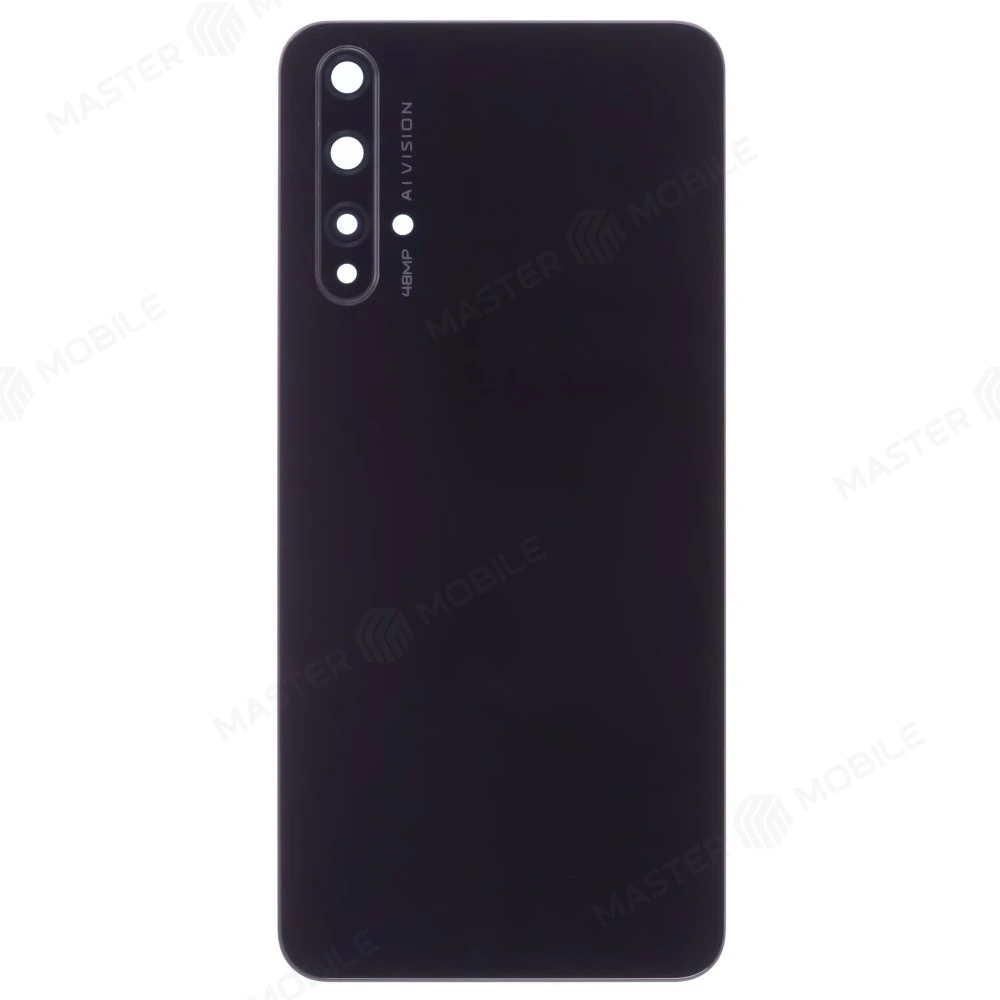Задняя крышка для Huawei Honor 20 (YAL-L21) (черный) (в сборе со стеклом камеры) фото №1