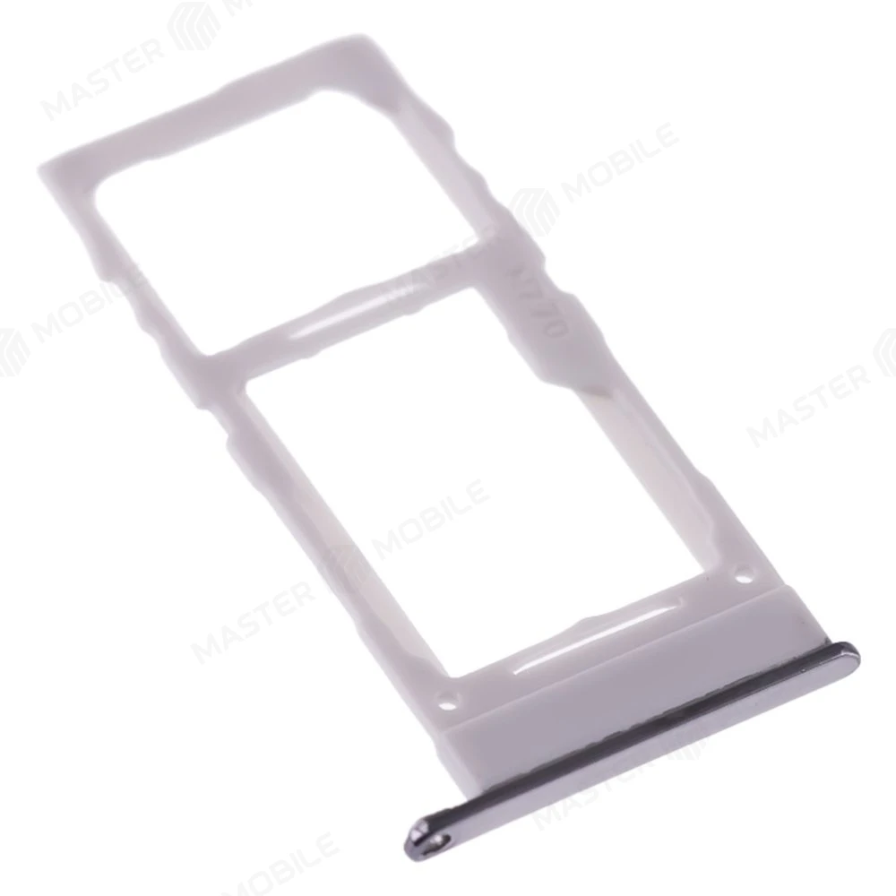 Держатель сим-карты для Samsung N770 Galaxy Note 10 Lite (серебристый) фото №3