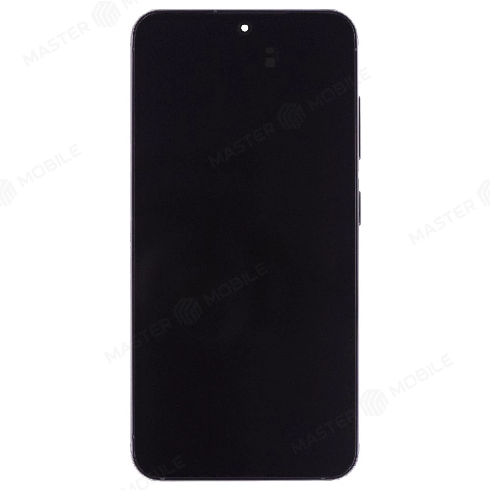 Дисплей для Samsung S911 Galaxy S23 + тачскрин (черный) (в рамке) (ORIG100) (возможен дефект ЛКП) фото №1