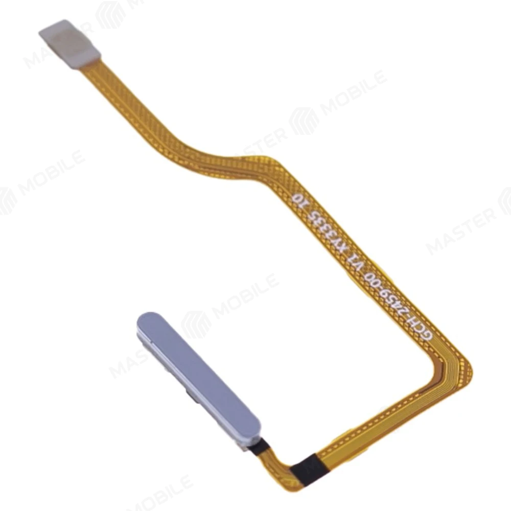 Шлейф для Huawei Honor X8b (LLY-LX1) с комп. + сканер отпечатка пальца (серебристый) фото №3