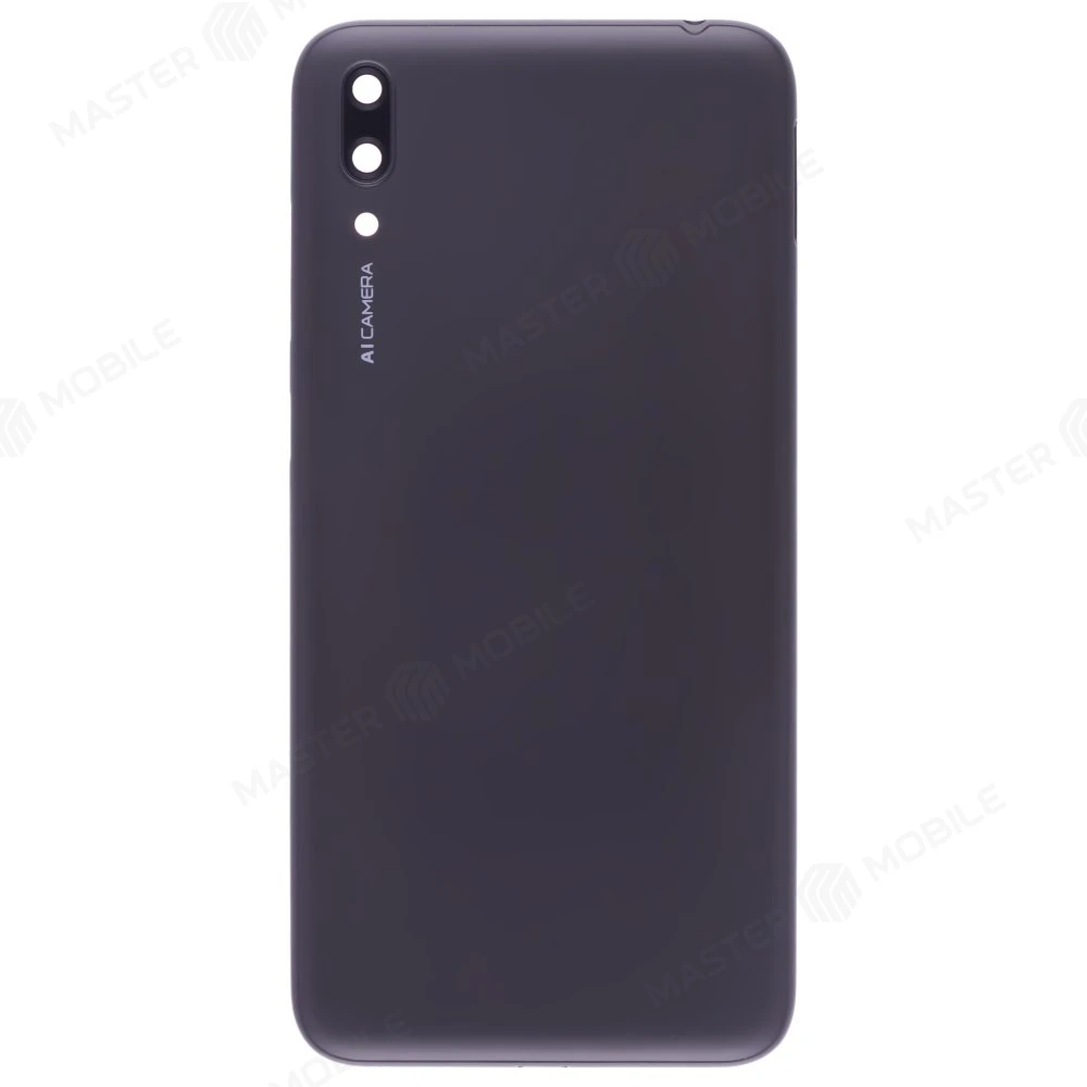 Задняя крышка для Huawei Y7 Pro 2019 (DUB-LX2) (черный) (в сборе со стеклом камеры) фото №1