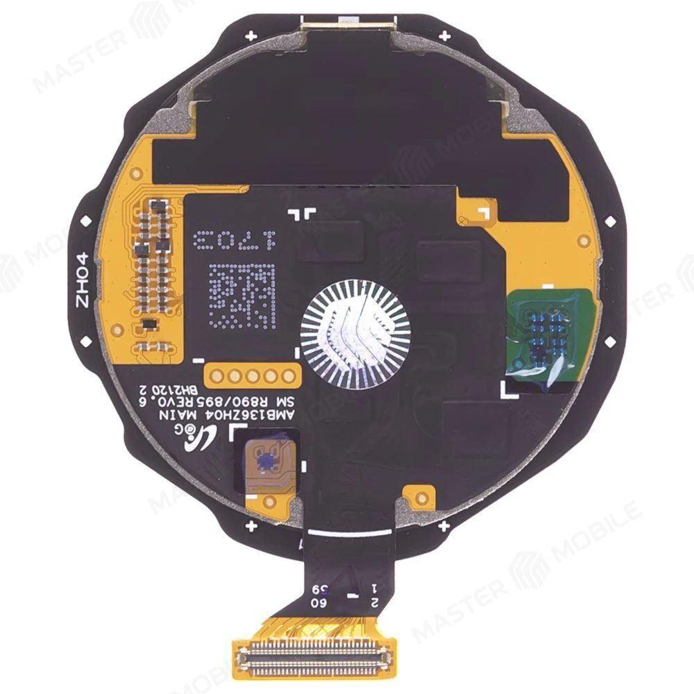 Дисплей для Samsung R890 Galaxy Watch 4 Classic (46 мм) + тачскрин (черный) (ORIG) фото №2