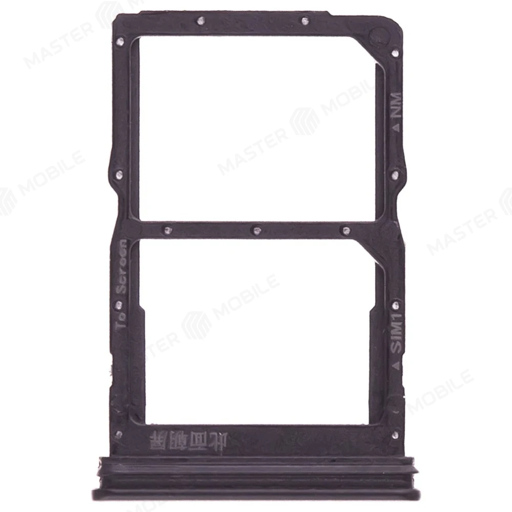 Держатель сим-карты для Huawei Honor 30S (CDY-NX9A) (черный) фото №1