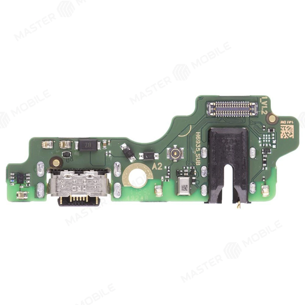 Нижняя плата для Tecno Spark 30 4G (KL6) с комп. + разъем зарядки + микрофон (ORIG100)  фото №1