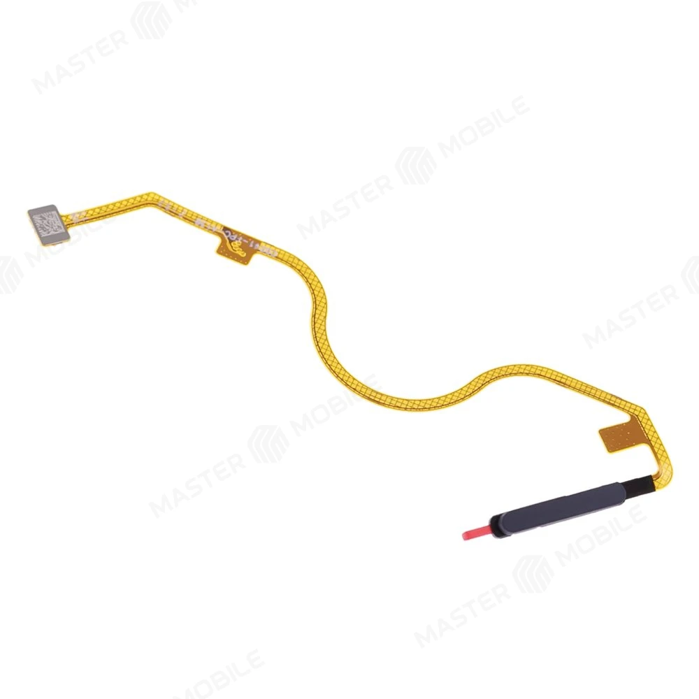 Шлейф для Infinix Note 12 (X663D) с комп. + сканер отпечатка пальца (черный)  фото №3