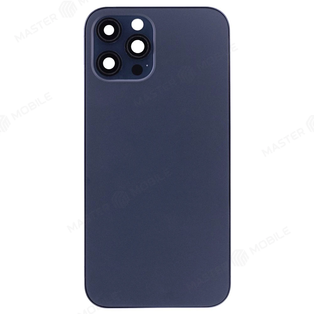 Корпус для Apple iPhone 12 Pro Max (синий) (Premium) фото №1