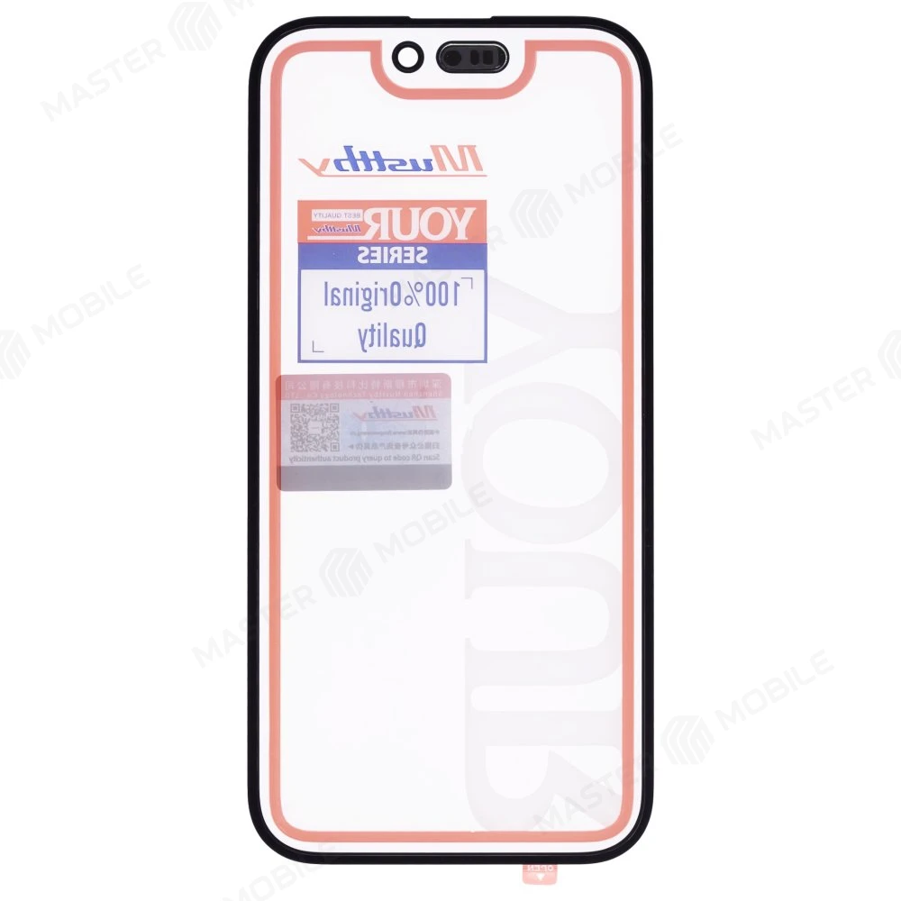 Стекло модуля для Apple iPhone 15 + OCA (Musttby) (Premium) фото №2