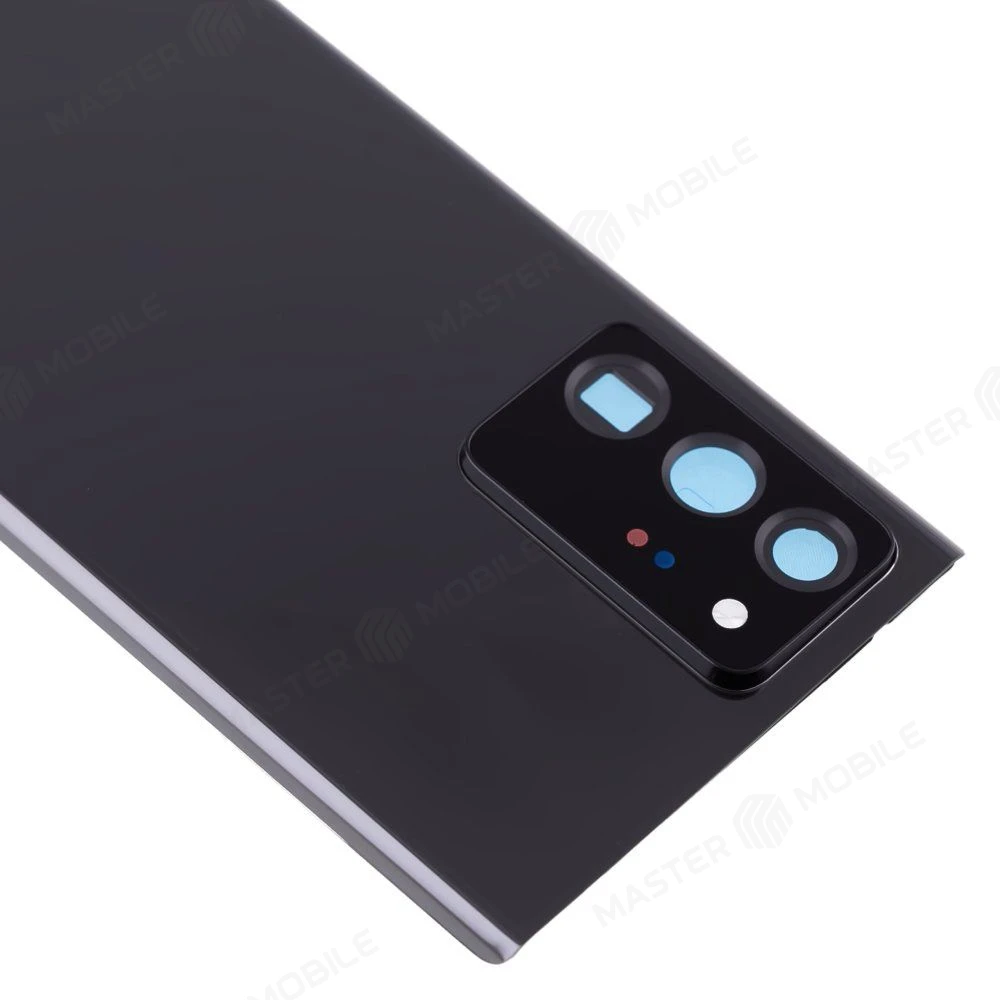 Задняя крышка для Samsung N985 Galaxy Note 20 Ultra / N986 Galaxy Note 20 Ultra 5G (черный) (в сборе со стеклом камеры) (ORIG100) фото №3