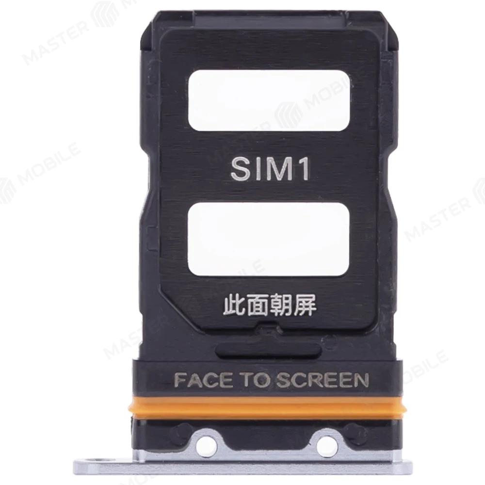 Держатель сим-карты для Xiaomi 12 (2201123G) / 12X (2112123AG) (голубой) фото №1