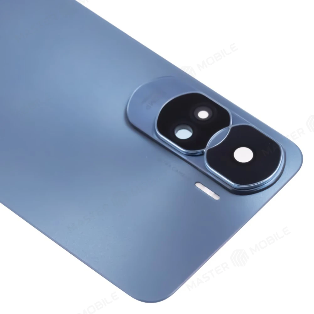 Задняя крышка для Huawei Honor 90 Lite (CRT-NX1) (голубой) (в сборе со стеклом камеры) фото №3