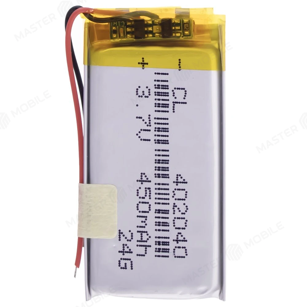 Аккумулятор универсальный 300 mAh (4*20*40 mm) (402040P) фото №1