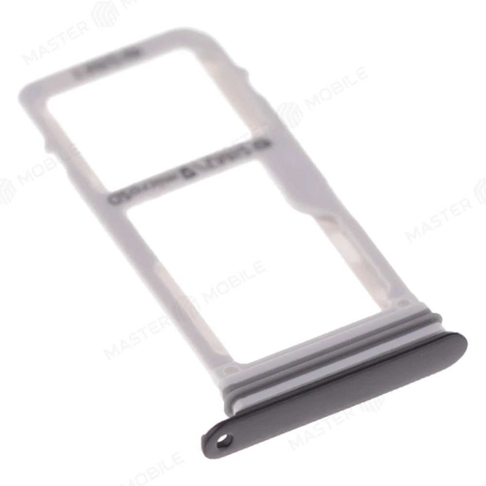 Держатель сим-карты для Samsung A320 Galaxy A3 (2017) (черный) фото №3