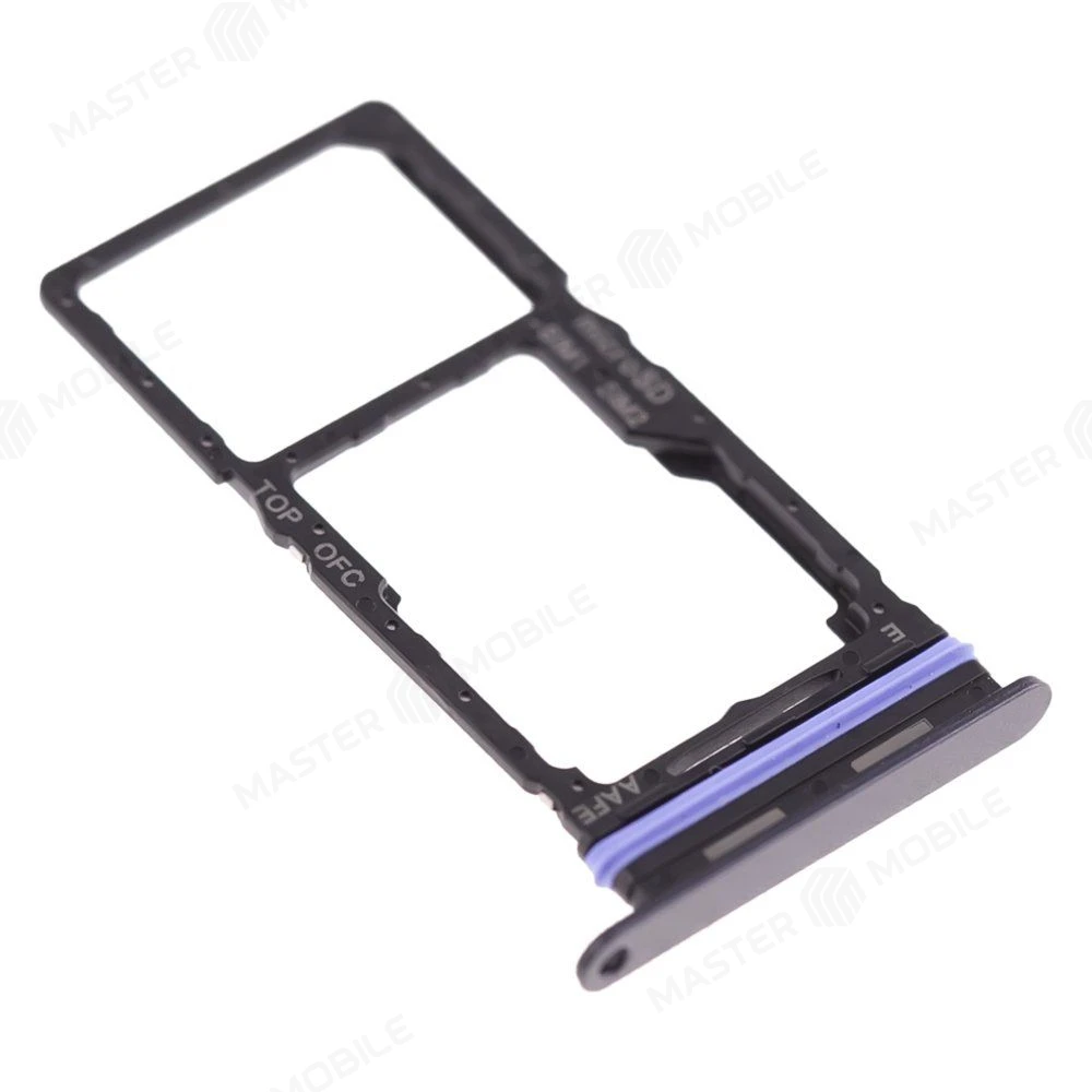 Держатель сим-карты для Samsung A165 Galaxy A16 4G (черный) фото №3