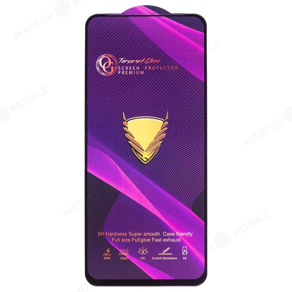 Защитное стекло OG Glass (3 в 1) для Infinix Hot 50i (X6531B) (черный) фото №1