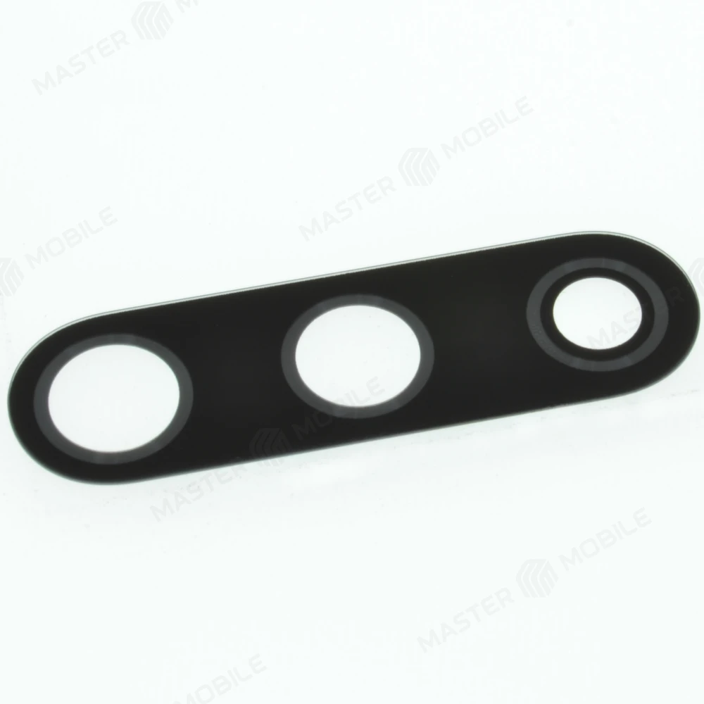 Стекло задней камеры для Xiaomi Mi A3 (M1906F9SH) / Mi CC9e (без рамки) (черный) фото №1