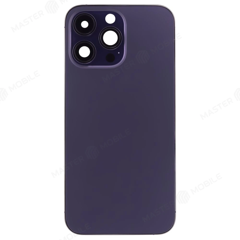Корпус для Apple iPhone 14 Pro Max (фиолетовый) (в сборе) (с разбора) (ORIG100) (возможен дефект ЛКП) фото №1
