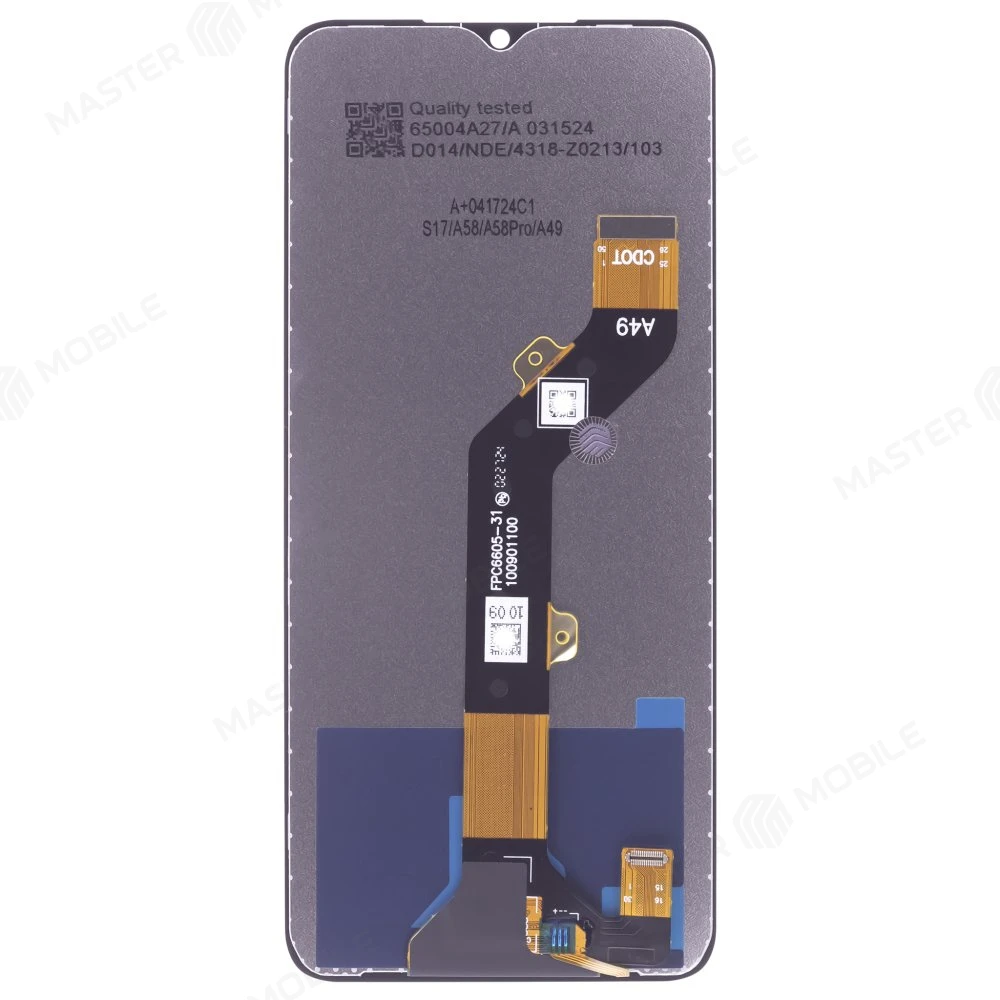 Дисплей для Itel A49 + тачскрин (черный) (Medium) фото №2