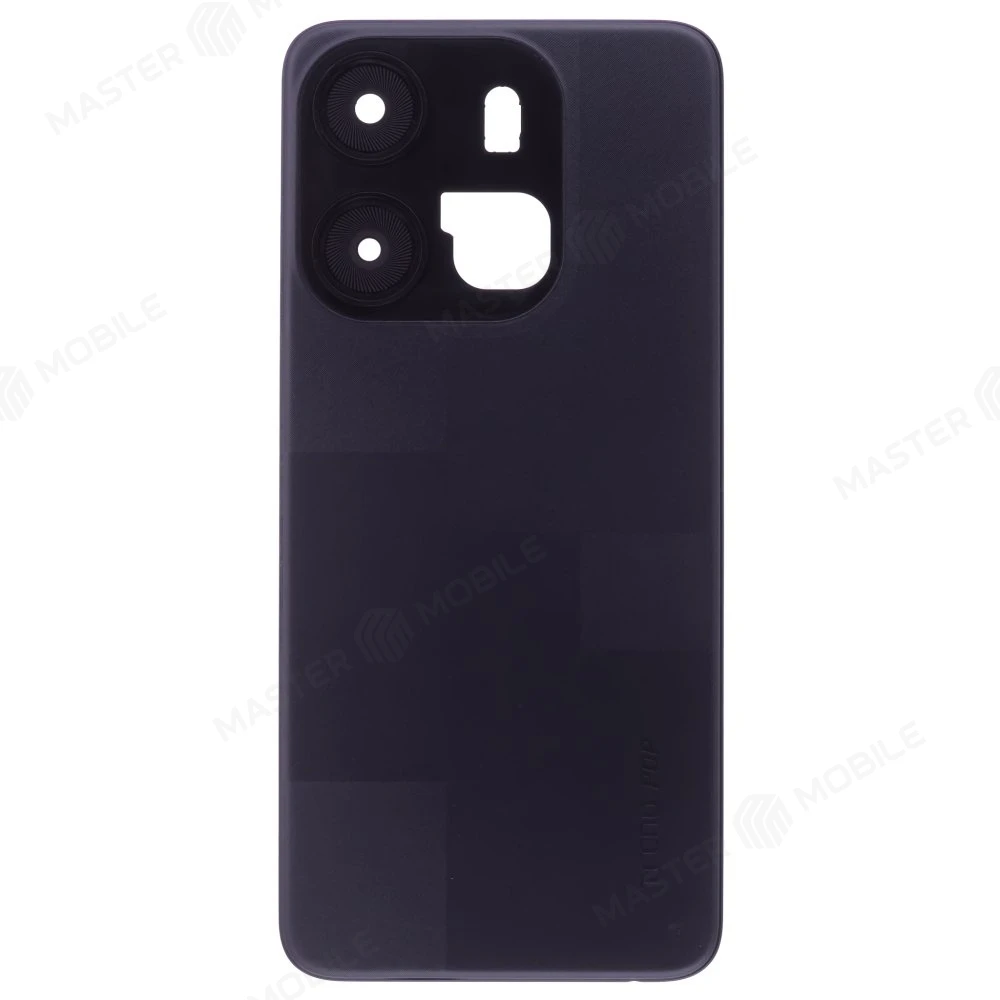 Задняя крышка для Tecno Pop 7 (BF6) (черный) фото №1